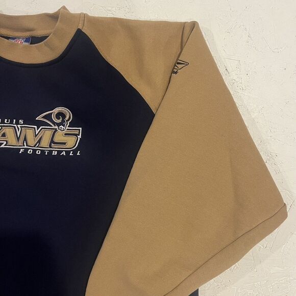 Vintage Reebok NFL On Field St. Louis Rams Pullover Sweatshirt Size XL Y2K - Picture 5 of 10